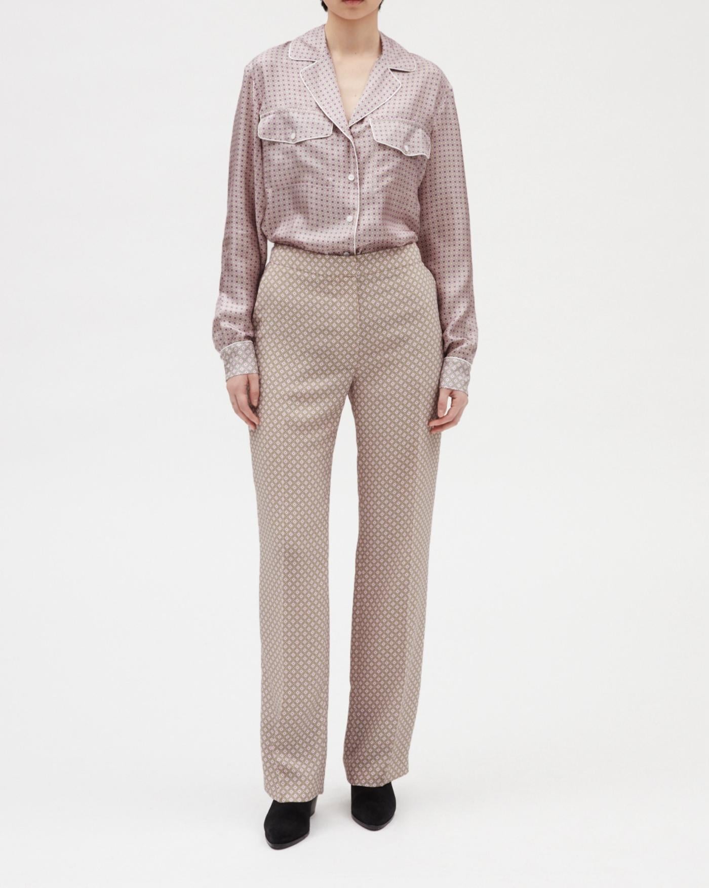 Shirt - Cachou - Light Print