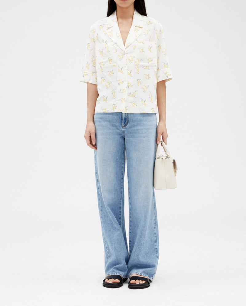 Claudie Pierlot - Camisa Curiositemimosa - Print Clair