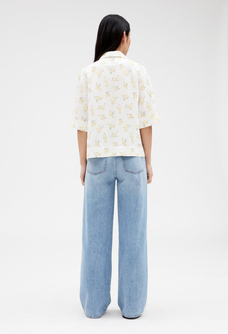 Claudie Pierlot - Curiositemimosa shirt - Print Clair