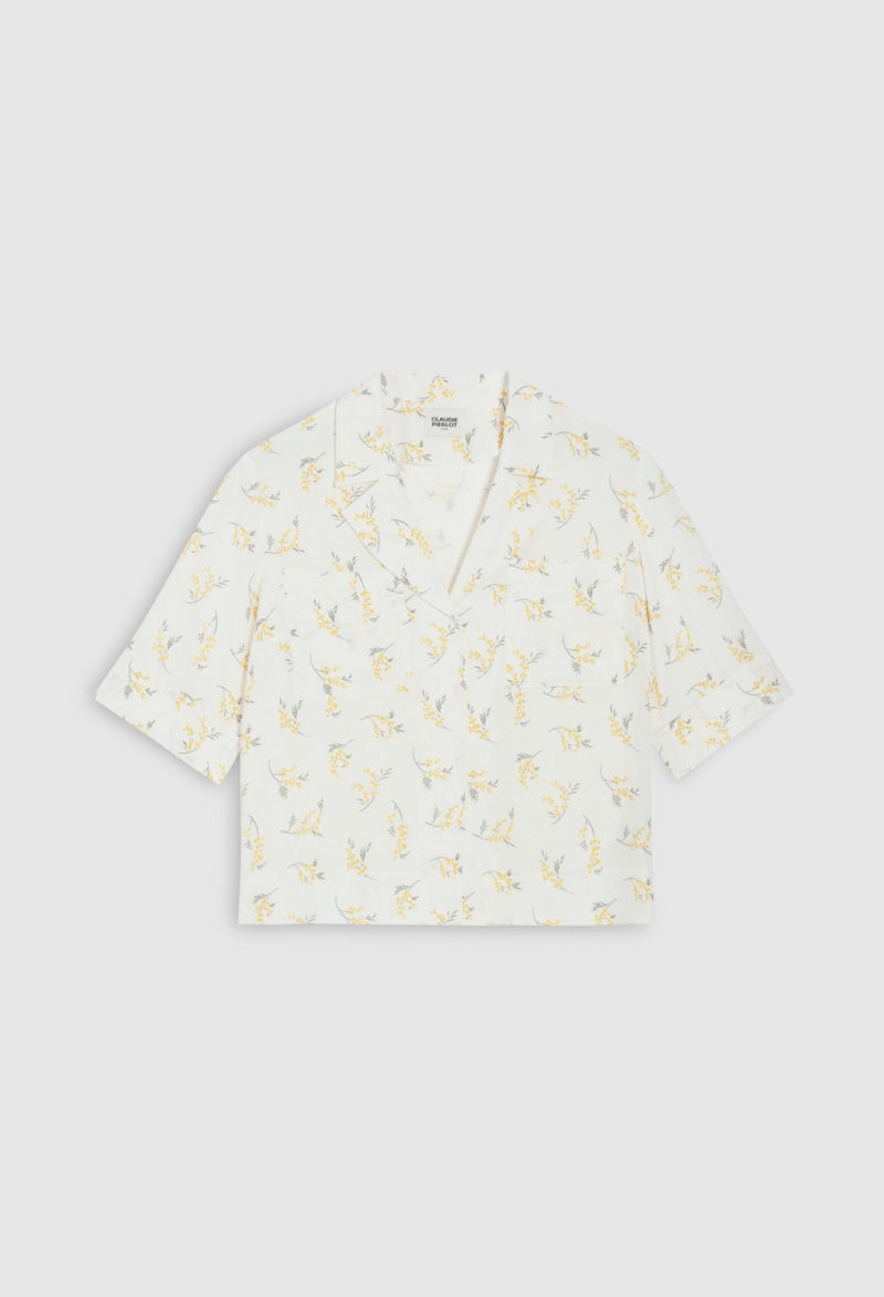 Claudie Pierlot - Camisa Curiositemimosa - Print Clair