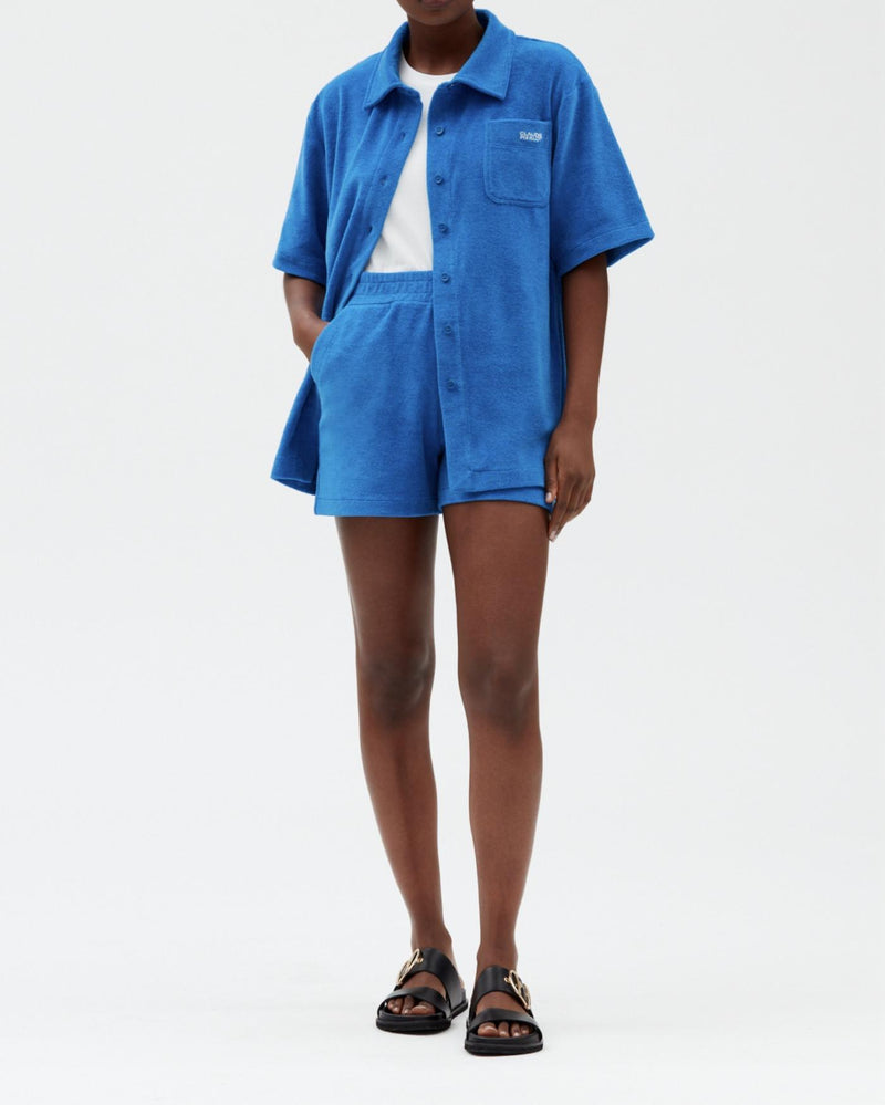 Claudie Pierlot - Tosun shirt - Santorini blue