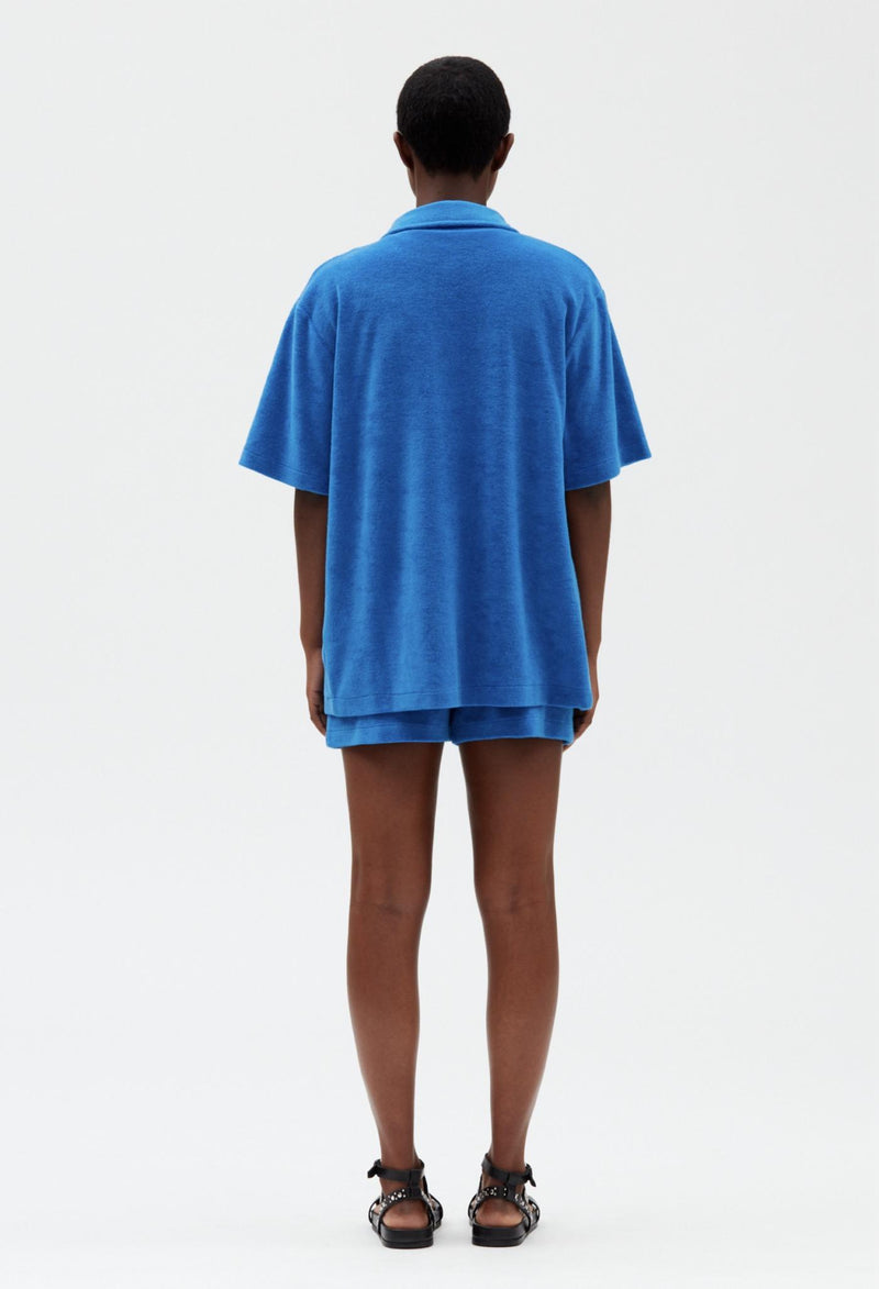 Claudie Pierlot - Tosun shirt - Santorini blue