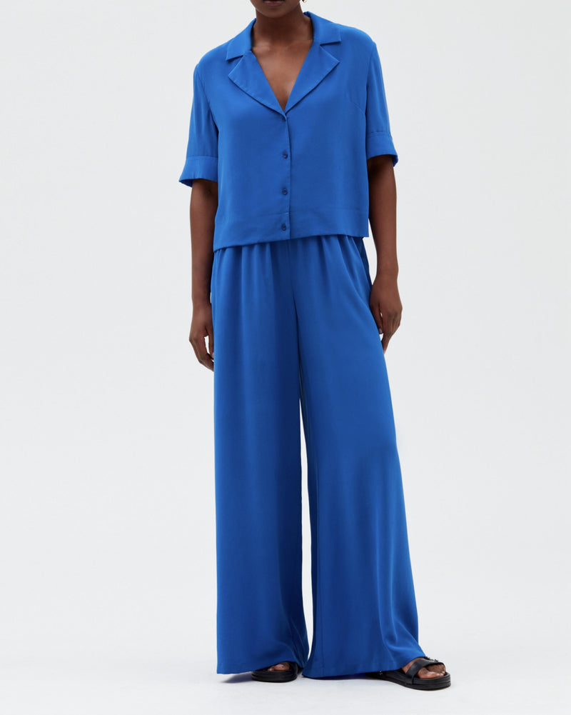 Claudie Pierlot - Shirt - Curiositesoie - Santorini Blue