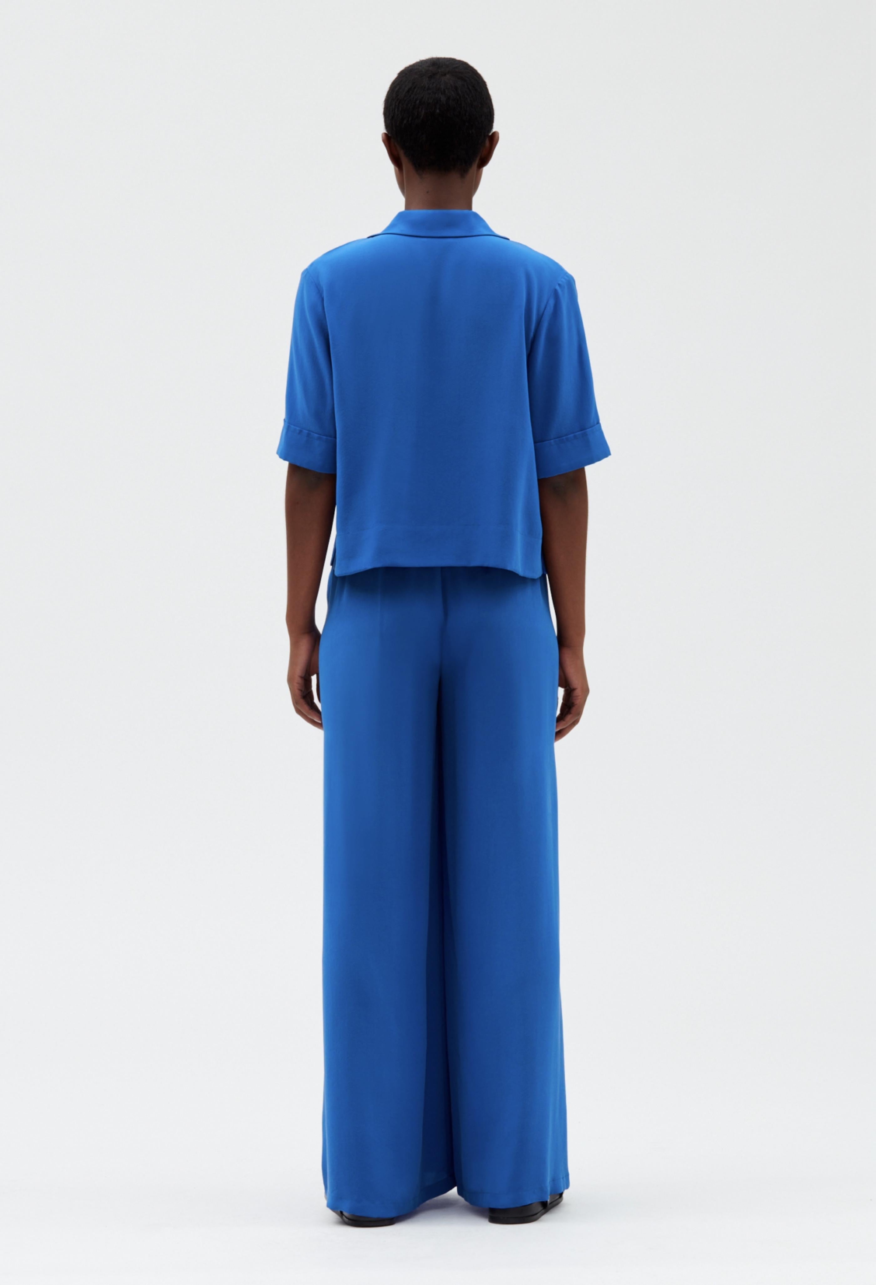 Claudie Pierlot - Shirt - Curiositesoie - Santorini Blue