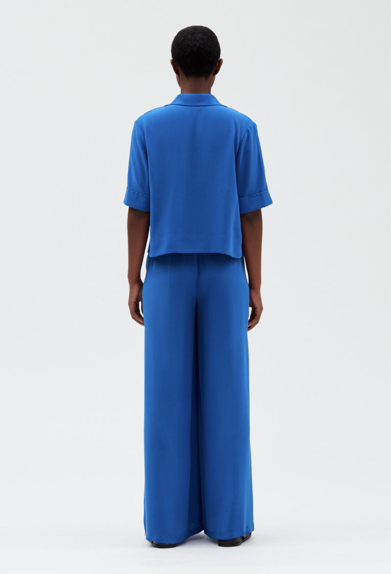 Claudie Pierlot - Shirt - Curiositesoie - Santorini Blue