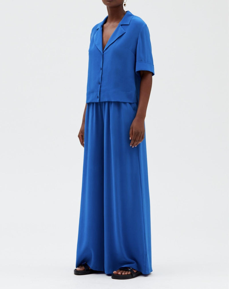 Claudie Pierlot - Shirt - Curiositesoie - Santorini Blue
