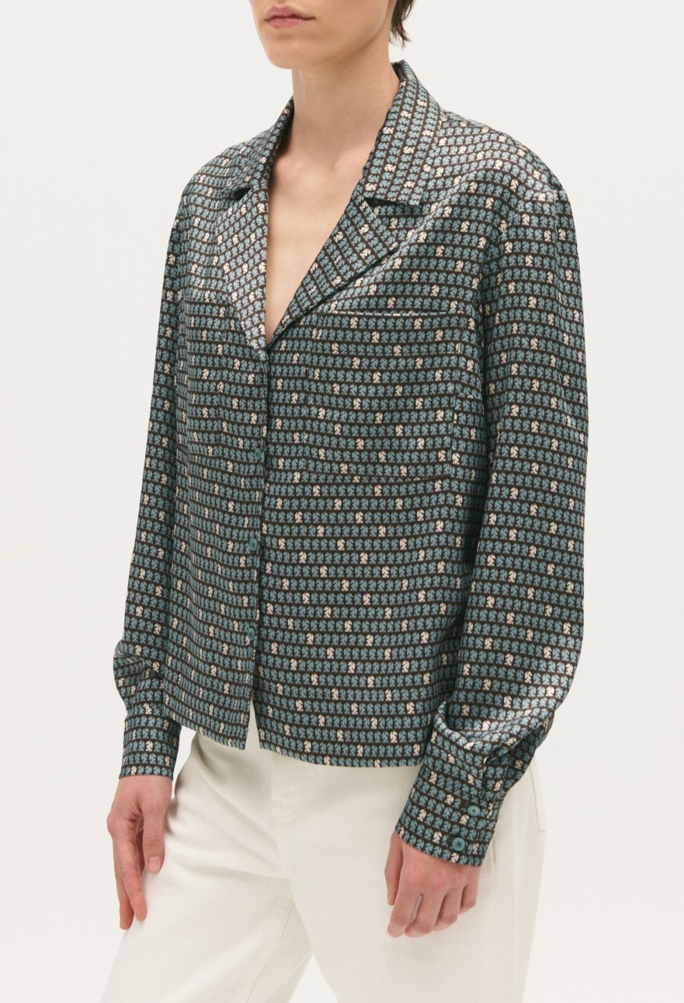 Camisa - Curiosita Petit Cheval - Estampado Claro