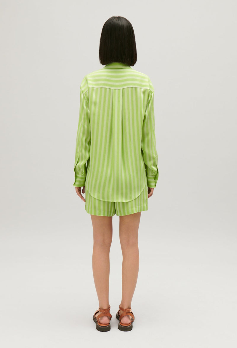 Camisa - Rayas Calissi - Matcha