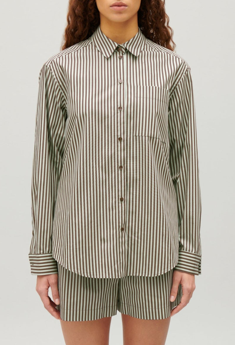 Chemise - Calissi Rayures Vert - Vert