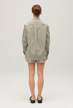 Claudie Pierlot - Chemise - Calissi Rayures Vert - Vert