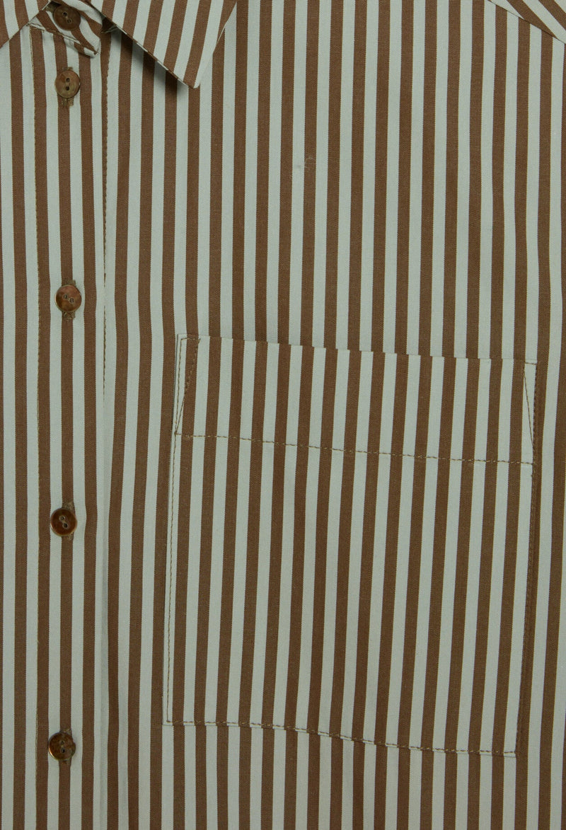 Chemise - Calissi Rayures Vert - Vert