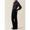 Chemise Fluide Col Volanté Rayures