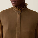 Camisa Fluida Cuadros Pequeños