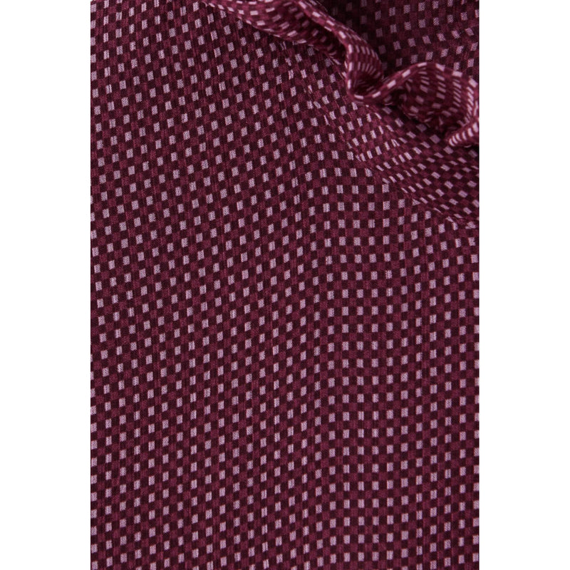 Camisa Fluida Cuadros Pequeños