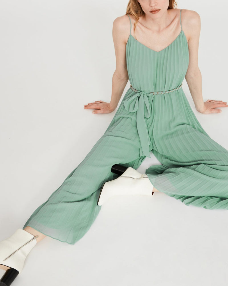 Claudie Pierlot - Joie jumpsuit - Wasabi