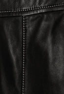 Claudie Pierlot - Salopette En Cuir D'Agneau - Noir