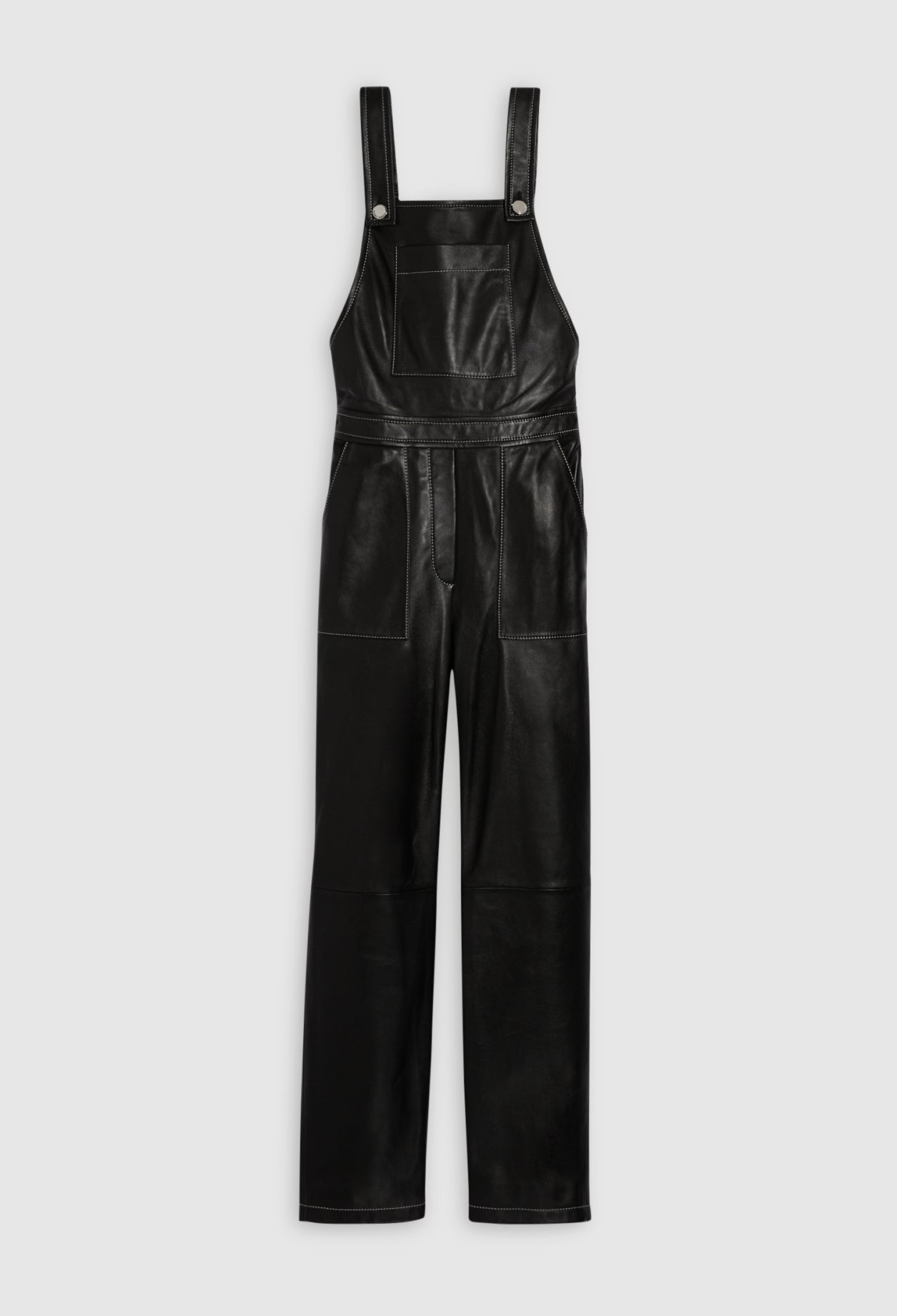 Peto de piel de cordero - Negro