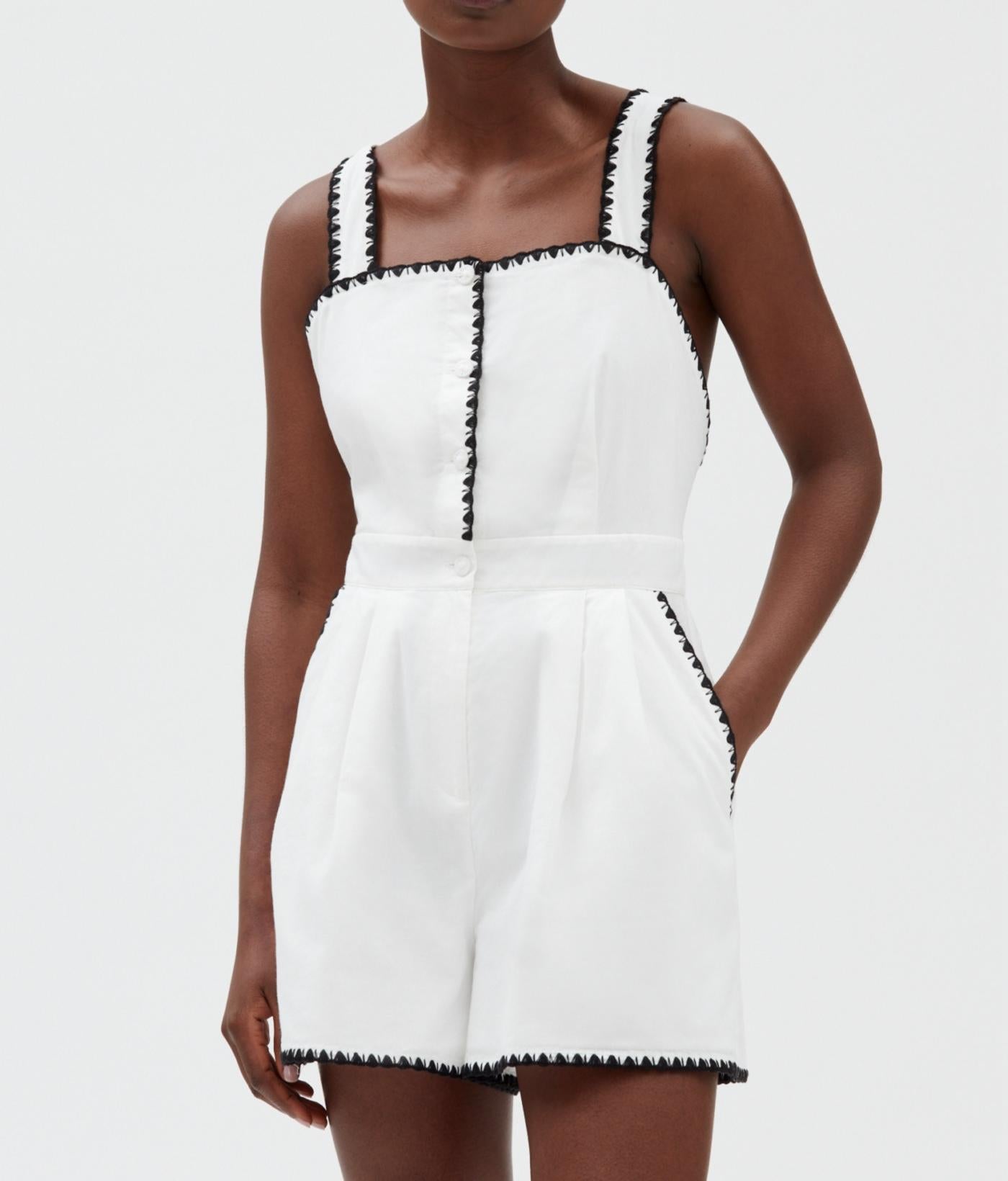 Claudie Pierlot - Playsuit - Julia - Ecru