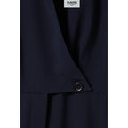 Claudie Pierlot - Navy Bi-Material Jumpsuit