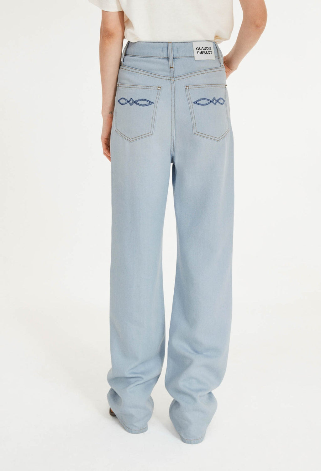 Claudie Pierlot - Vaqueros acampanados Pacco Bis - Denim