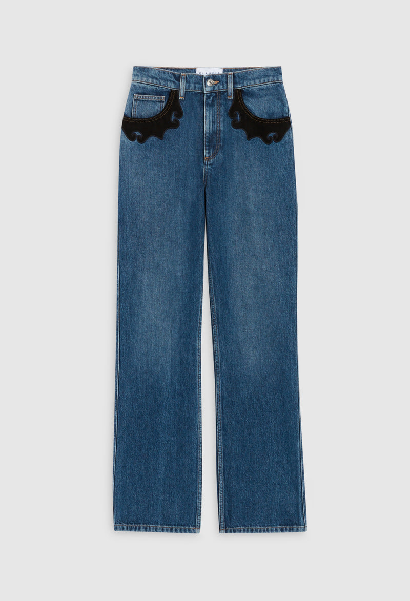 Claudie Pierlot - Jean Platine - Denim Mid Blue