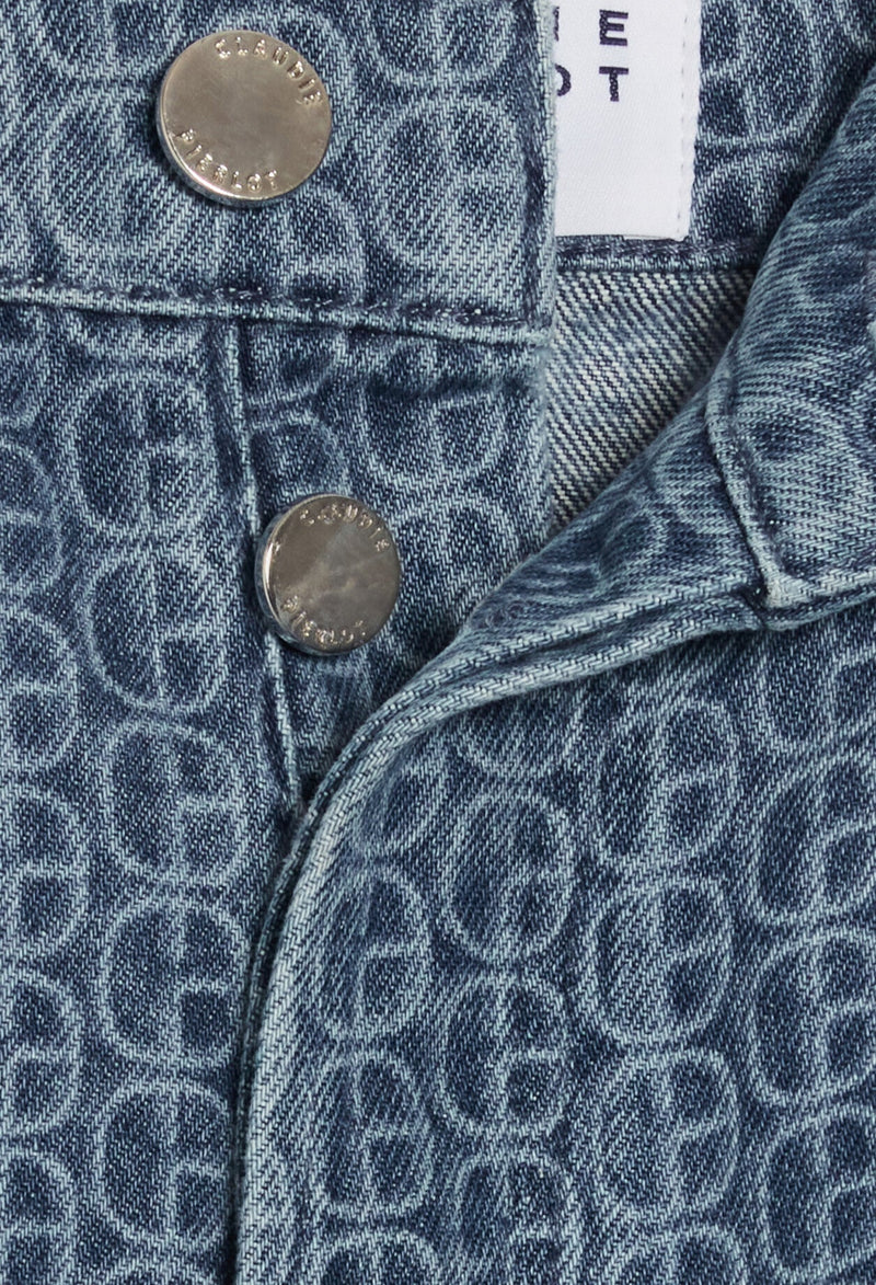 Claudie Pierlot - Jean - Paros - Denim Mid Blue