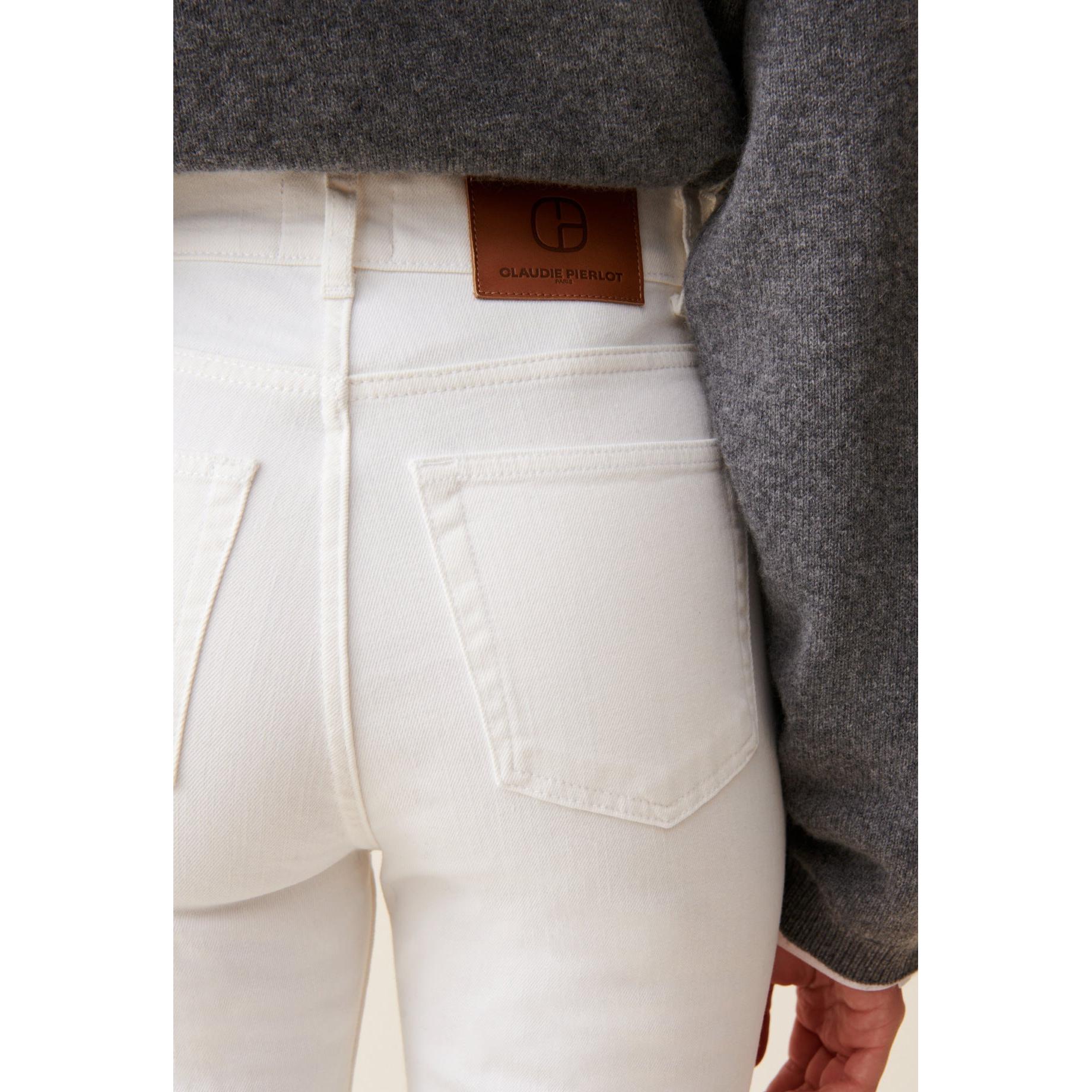 Toto Ecru 7/8 Slim Jeans