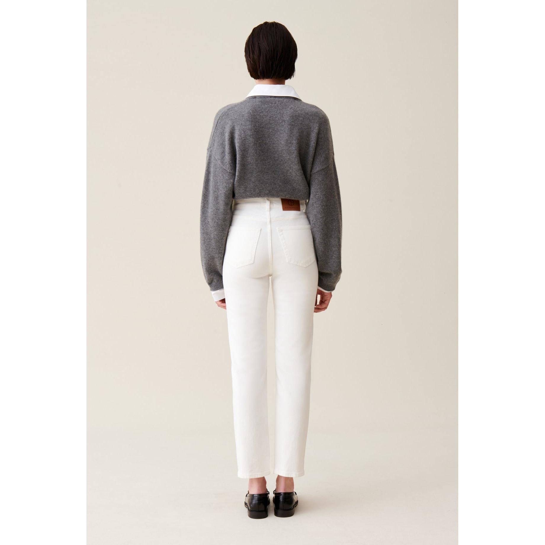 Toto Ecru 7/8 Slim Jeans