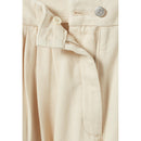 Claudie Pierlot - Pantalon Denim Large Plissé