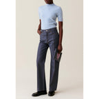 High Waist Straight Claude Jeans