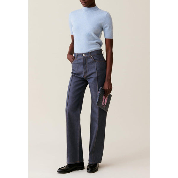High Waist Straight Claude Jeans