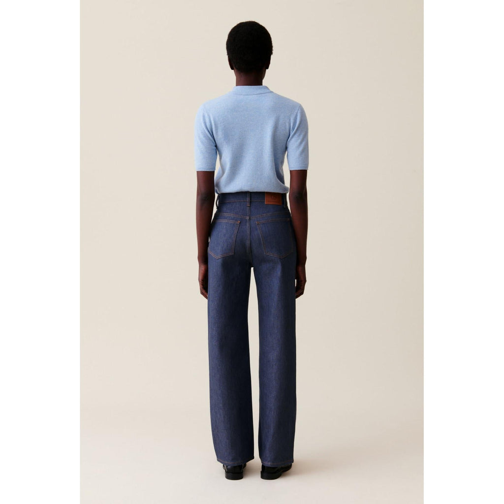 High Waist Straight Claude Jeans