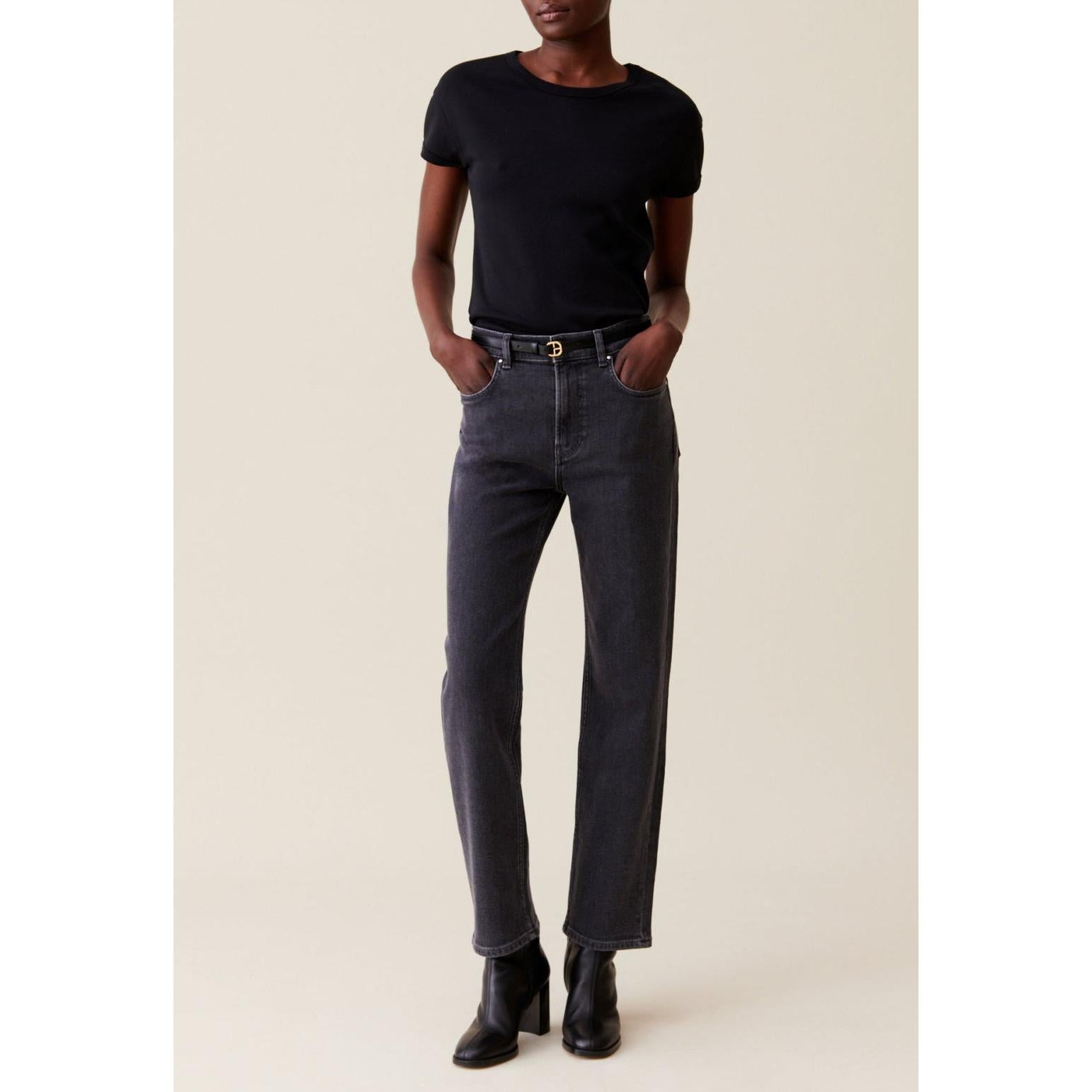 Toto Slim Jeans Anthracite Gray