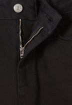 Mid-Rise Black Slim Jeans