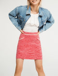 Claudie Pierlot - Knitted Skirt - Mac - Two-tone