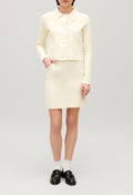 Knitted Skirt - Mac Bis - Ivory