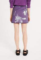Claudie Pierlot - Falda C&T - Stellar - Púrpura