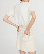 Claudie Pierlot - Jupe C&T - Siloh - Ivoire