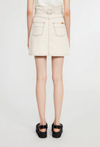 Claudie Pierlot - Jupe C&T - Siloh - Ivoire