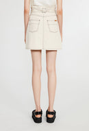 Claudie Pierlot - Jupe C&T - Siloh - Ivoire