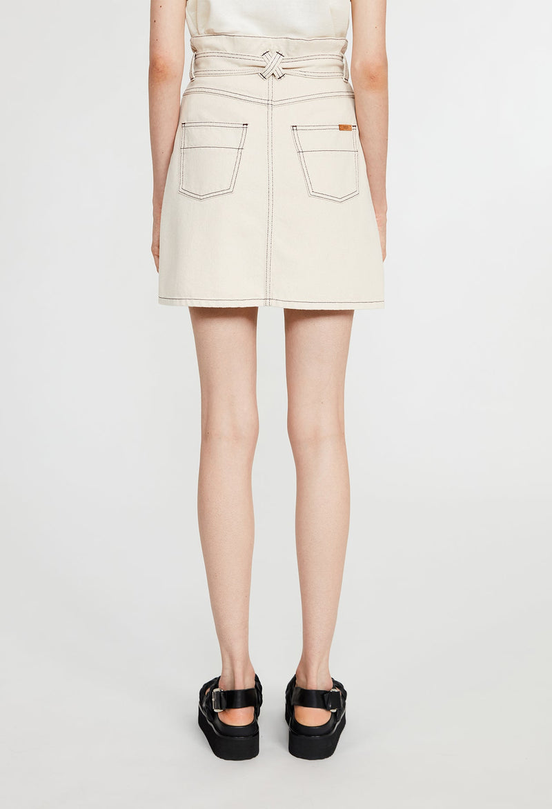 Claudie Pierlot - Jupe C&T - Siloh - Ivoire