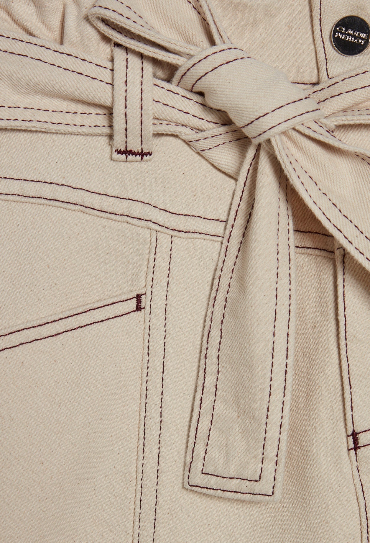 Claudie Pierlot - Jupe C&T - Siloh - Ivoire