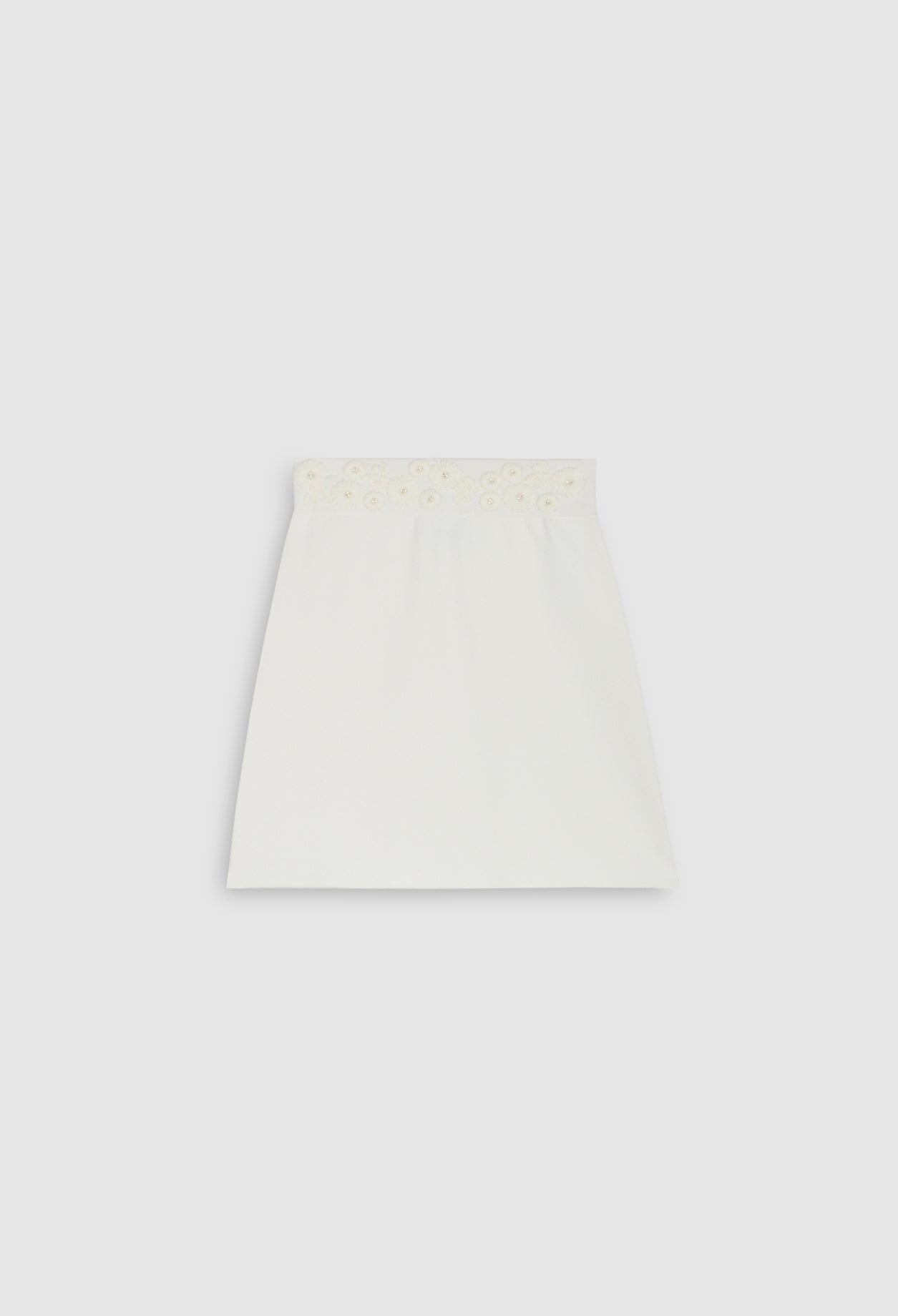 Claudie Pierlot - Jupe Maille - Mareini - Ecru