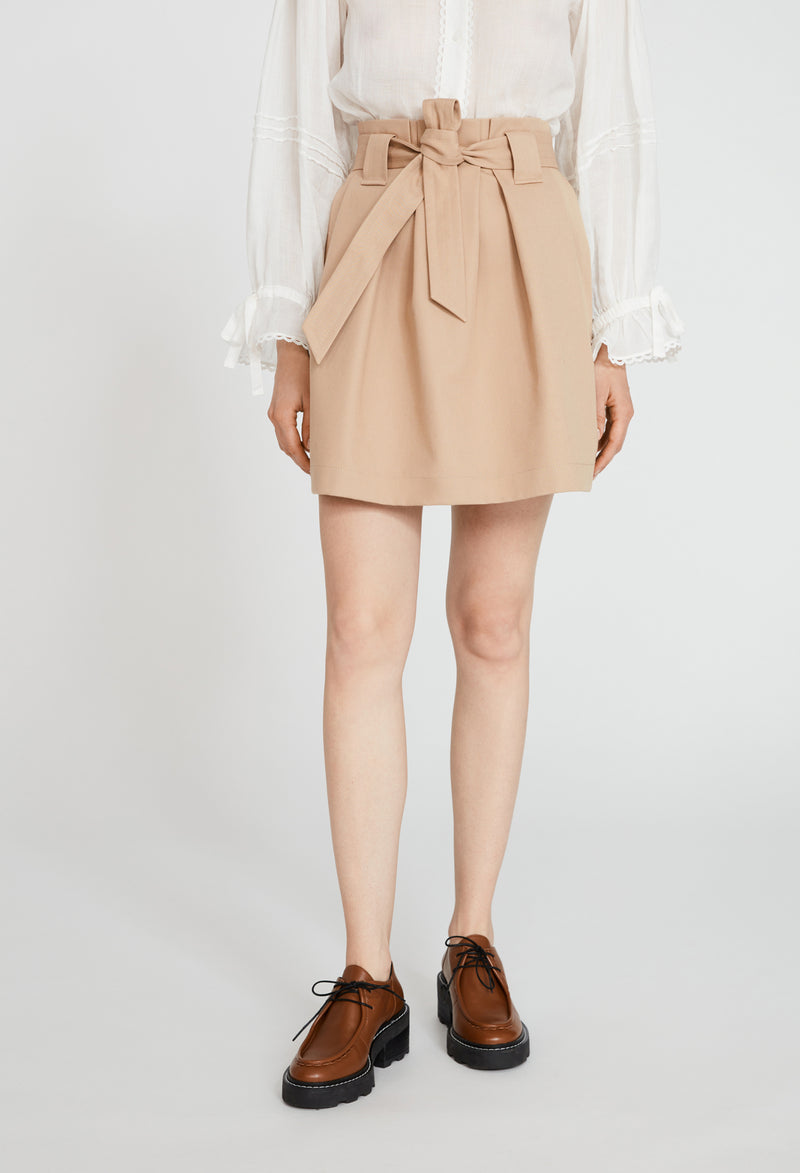 Claudie Pierlot - Skirt C&T Sabar - Sesame