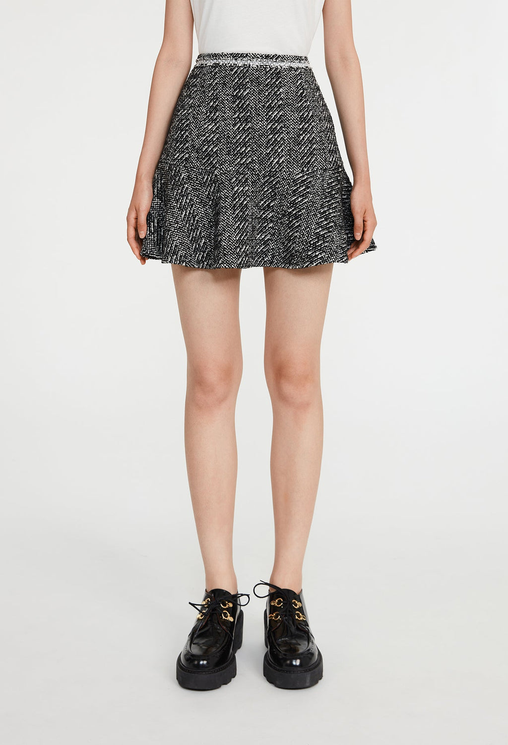 Claudie Pierlot - Jupe C&T - Selma - Gris Chine
