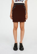 Claudie Pierlot - Maille Mac skirt - Bordeaux