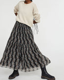 Claudie Pierlot - Sole Skirt - Print Fonce