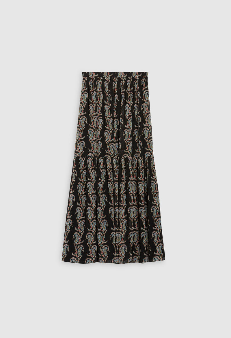Claudie Pierlot - Falda C&T - Suela - Estampado oscuro