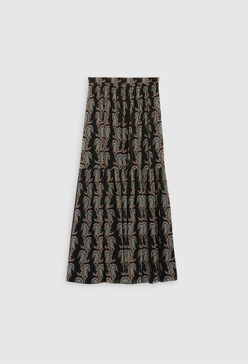 Claudie Pierlot - Sole Skirt - Print Fonce