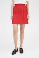 Jupe Maille - Merina - Rouge
